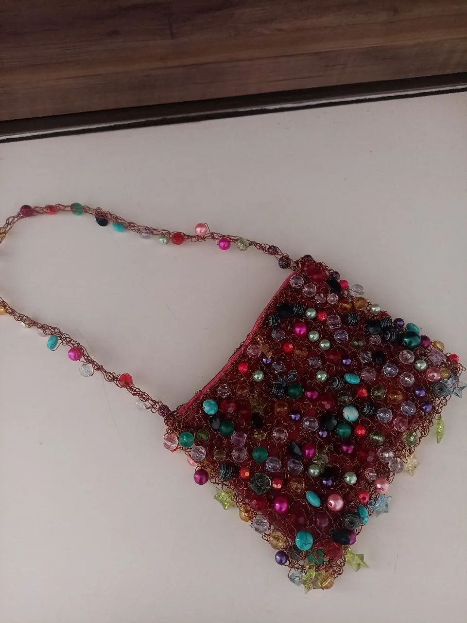 Bolsa com miçangas  - Foto 2