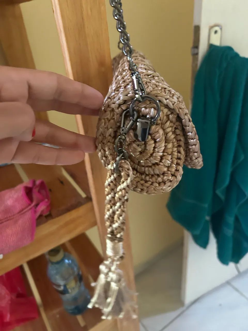 Bolsa crochê Catarina mina 