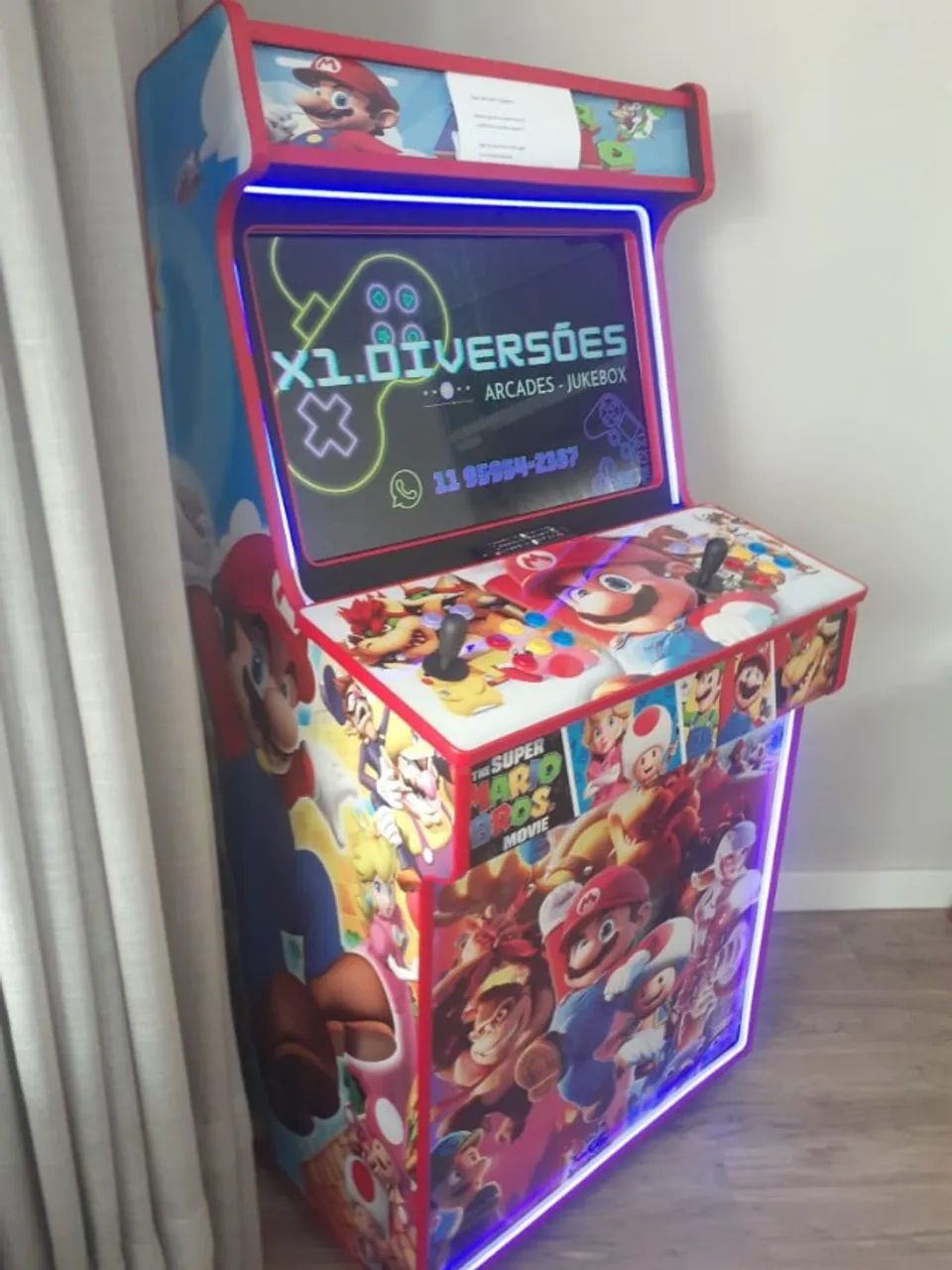 fliperama semi novo 15 mil jogos - Foto 4