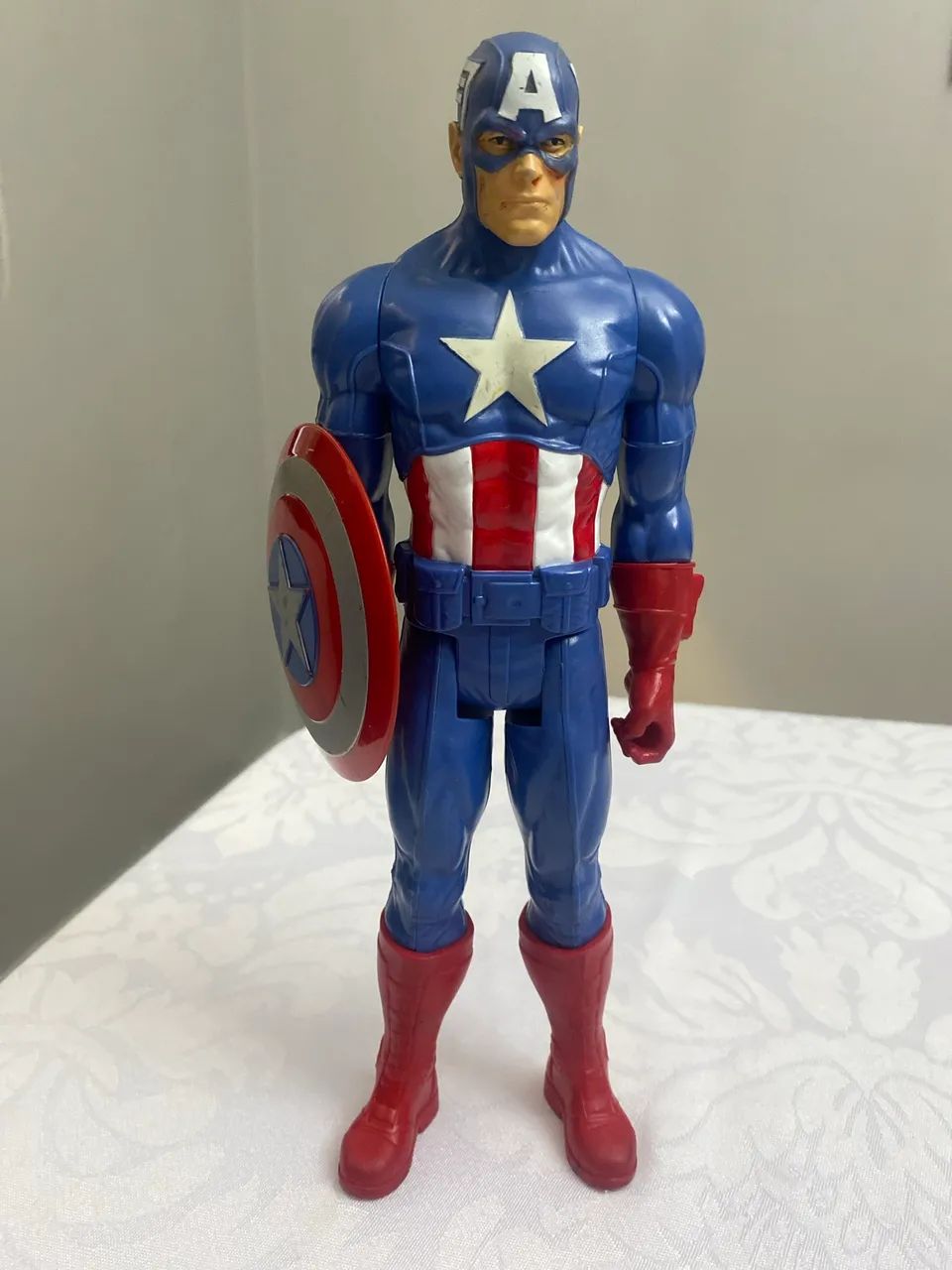 Boneco capitão América marvel hasbro