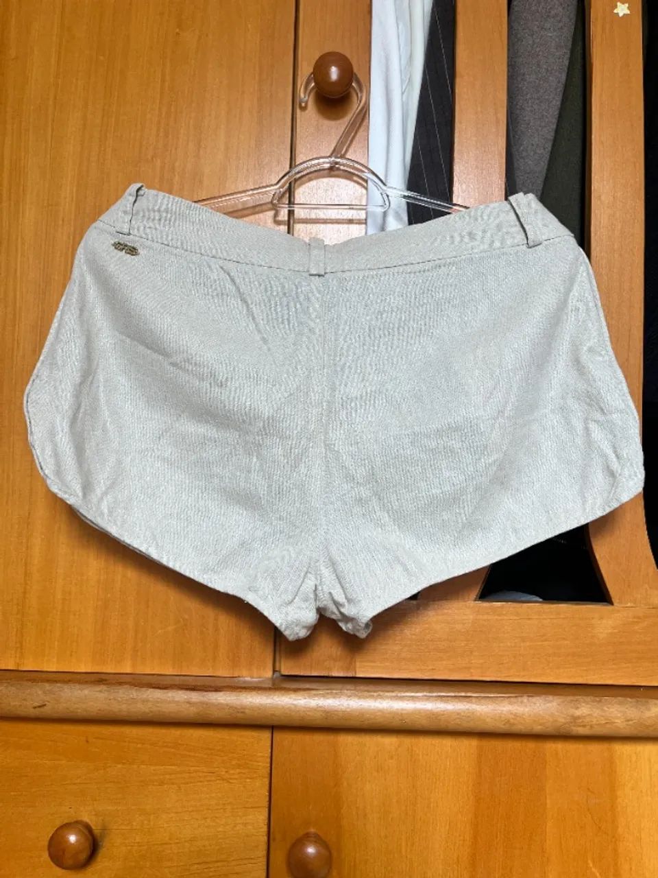Short Linho Cru - Tam M (Novo) - Foto 2
