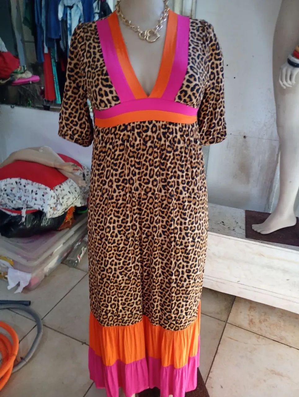 vestido de oncinha 