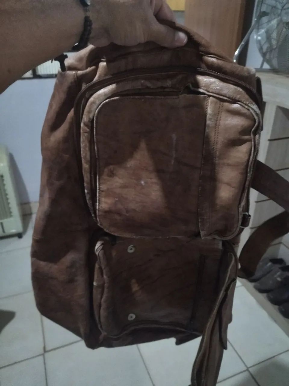 Bolsa ? de viagem de couro  - Foto 5
