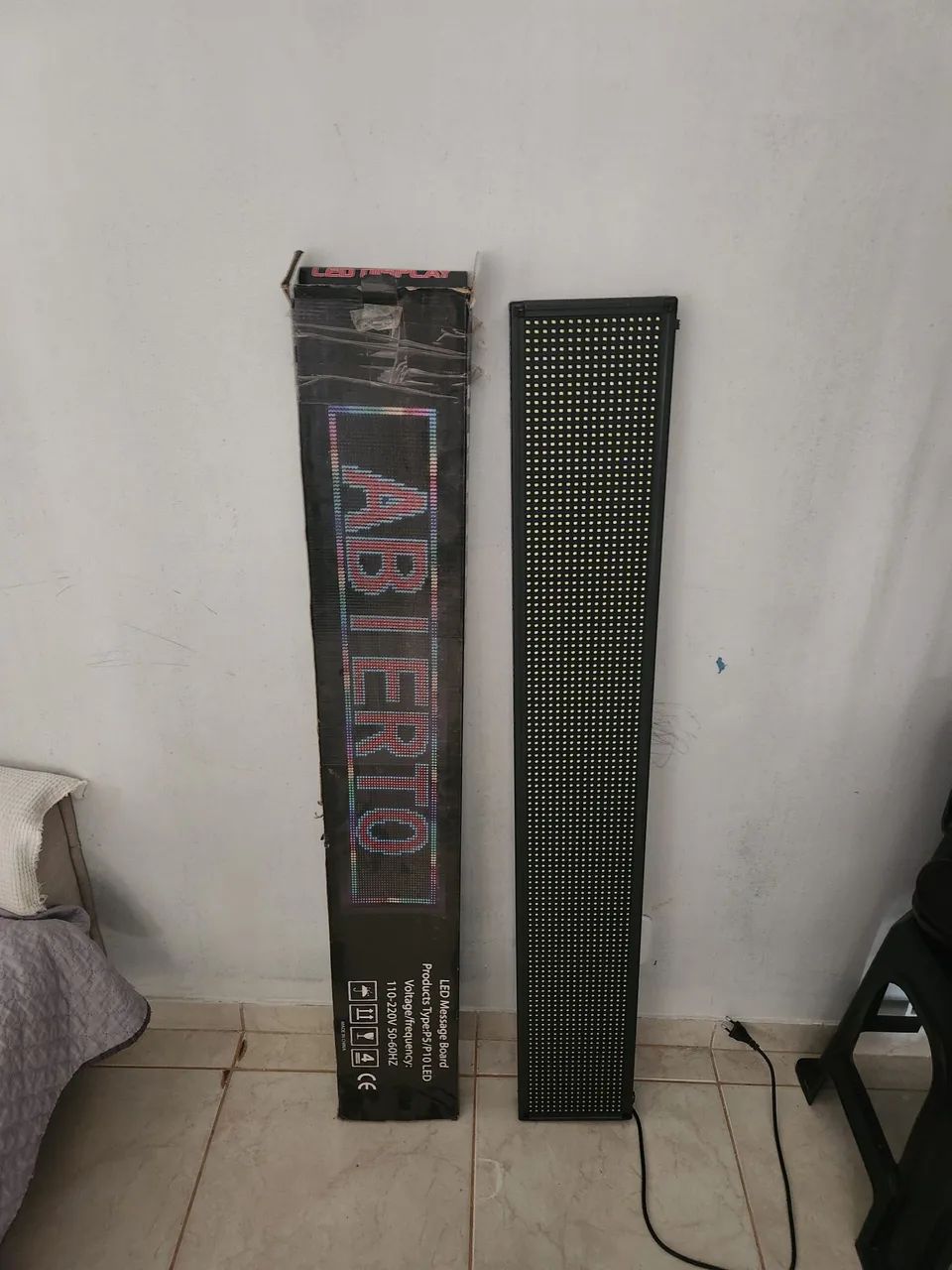 Letreiro de led