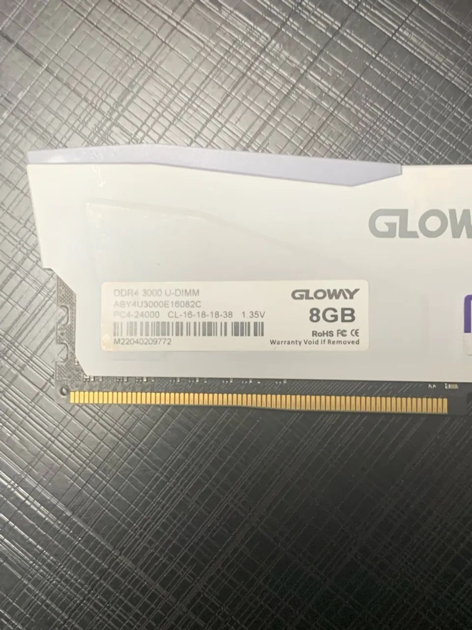 Memória ram 8gb ddr4 glowy com led - Foto 2