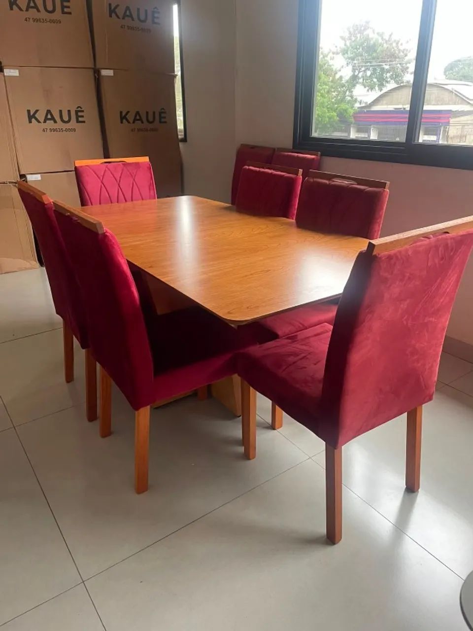 MESA DE JANTAR COM 6 CADEIRAS (ÚLTIMA PEÇA) - Foto 2