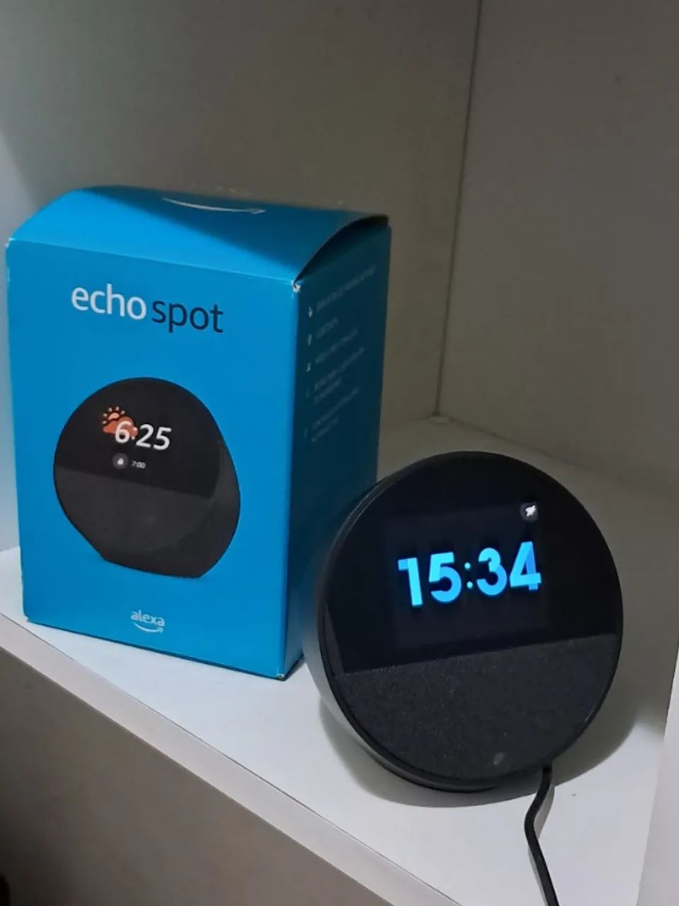  ALEXA ECHO SPOT (NOVA GERAÇÃO) - NOVA - Foto 3