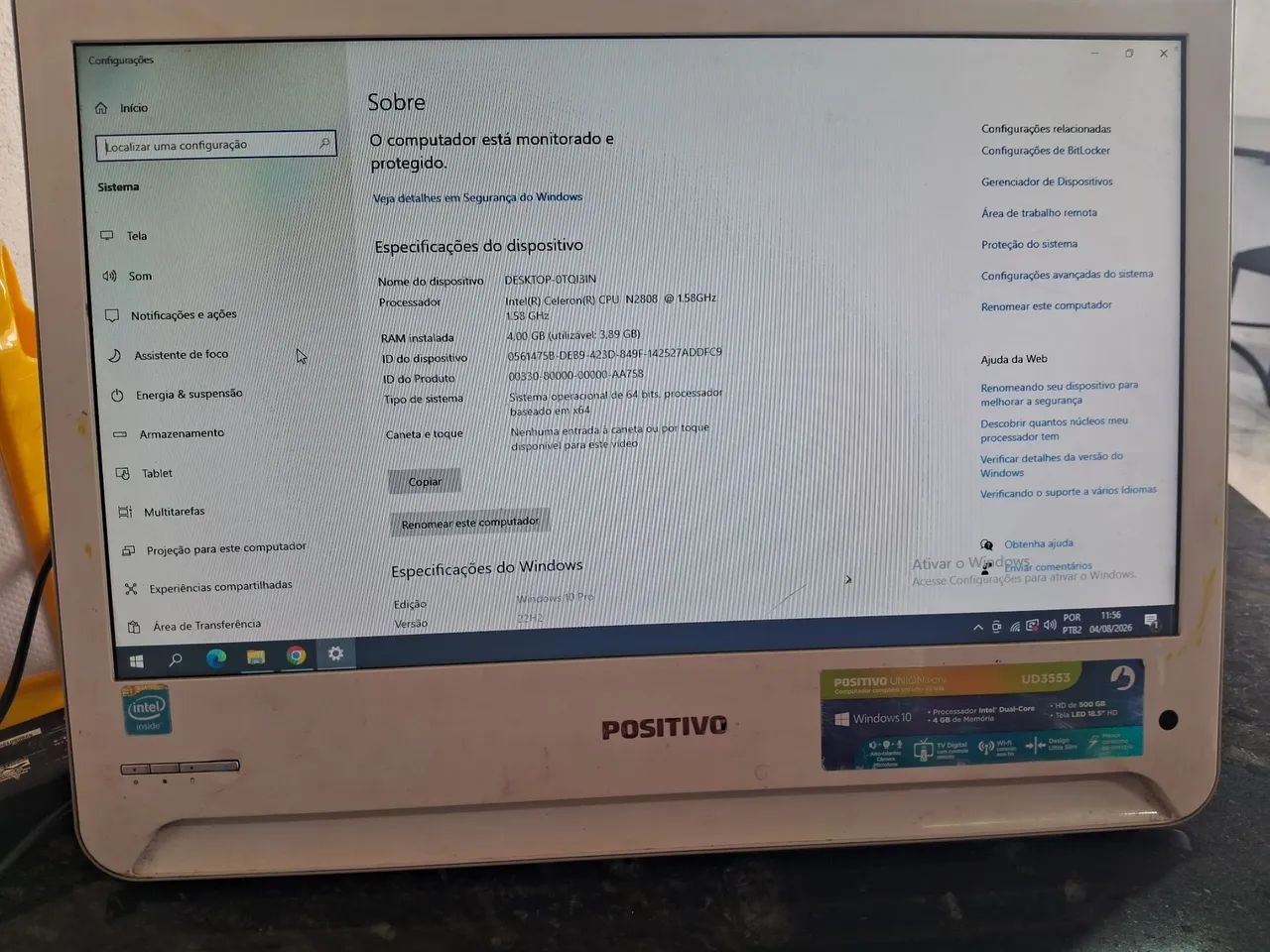 Vendo computador all-in-one R$549 - Foto 2