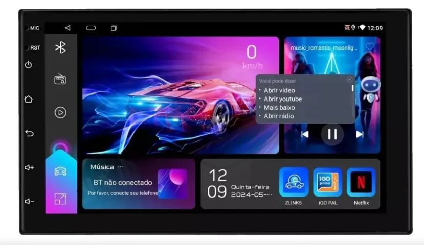 CENTRAL MULTIMIDIA DVD KNUP 7" ANDROID CAR PLAY - Foto 3