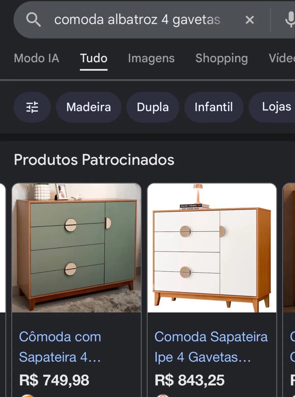 Cômoda 4 gavetas e 1 porta - Foto 5