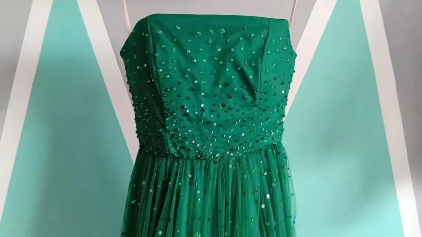Vestido Tomara Que Caia Verde Esmeralda - Foto 2