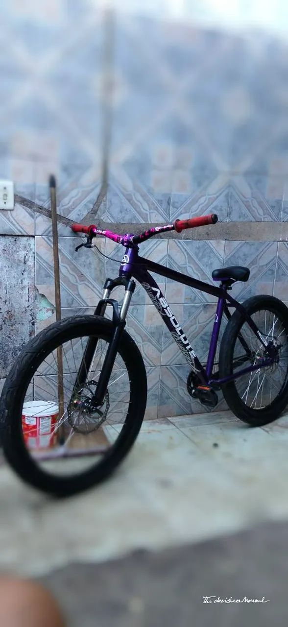 Bicicleta aro 29 Nero 5 roxa - Foto 4