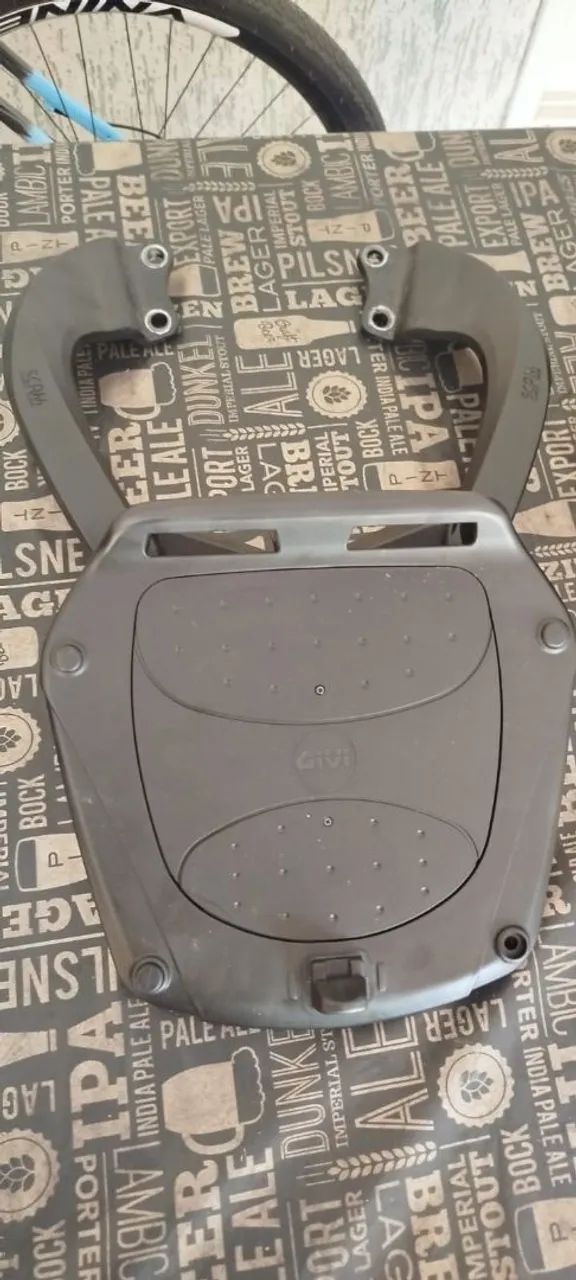 BAÚ GIVI + SUPORTE COMPLETO - SÓ INSTALAR E USAR! - Foto 5
