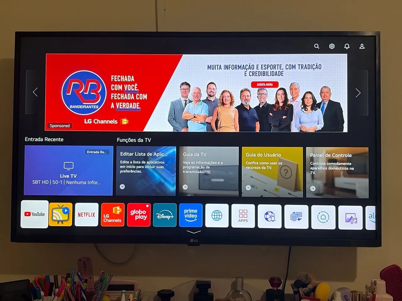 Tv LG 43 polegadas nova