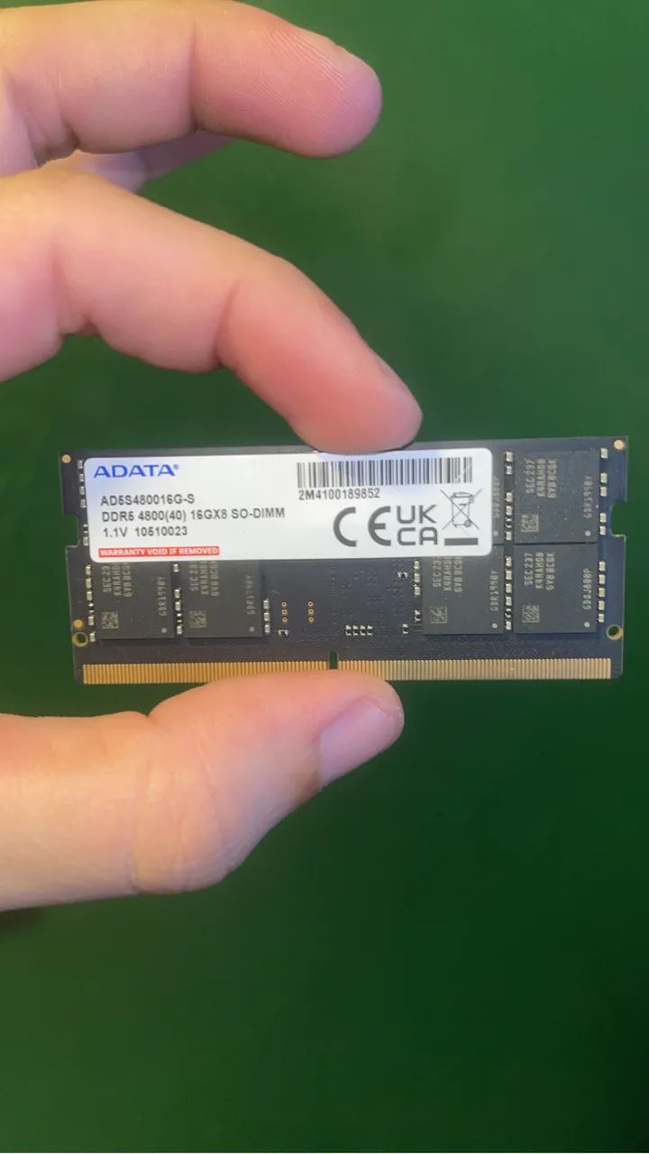 Memória de ram de notebook Adata ddr5 16gb 