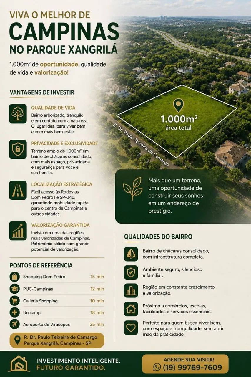 Terreno Parque Xangrilá- Campinas/SP - Foto 3