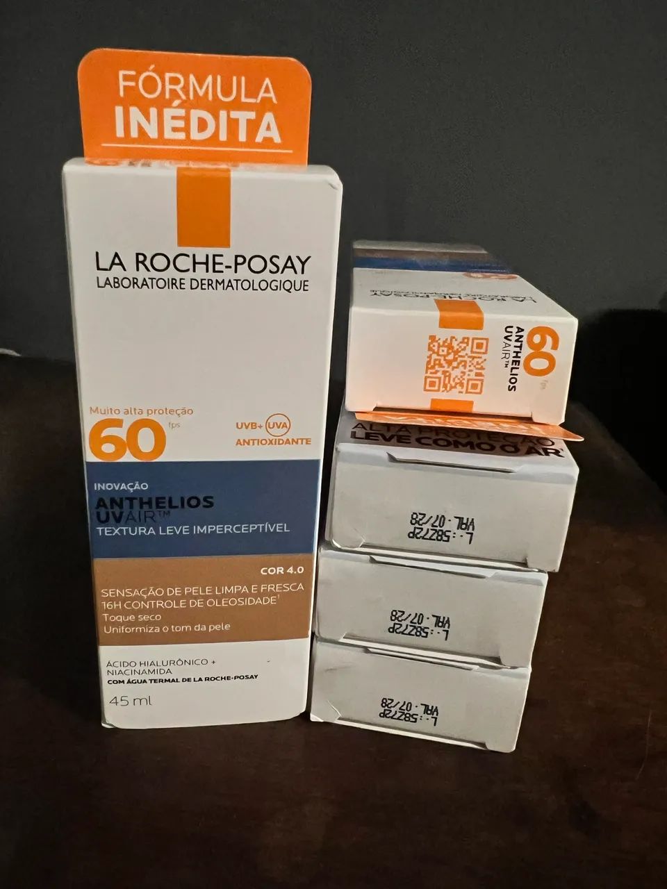 Protetor solar la roche-posay anthelios UV FPS 60 - cor 4.0