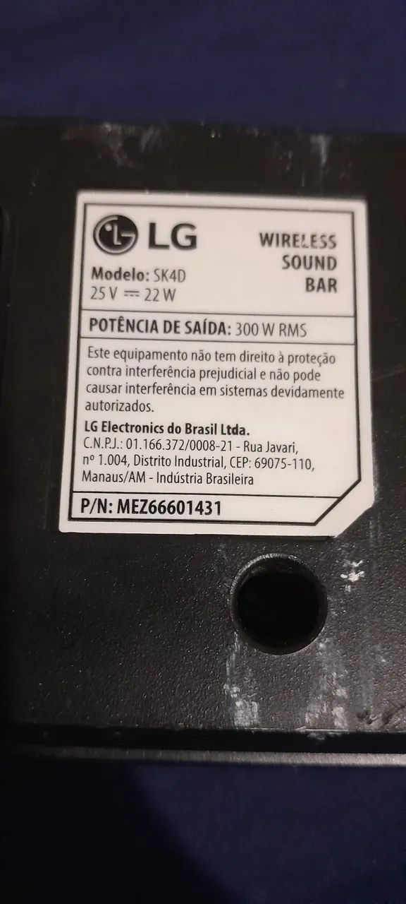 Caixa de som soundbar bluetooth,usada sem fonte. - Foto 5