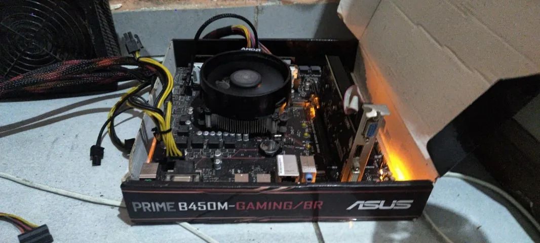 Placa mãe Asus prime B450M gaming BR - Foto 2