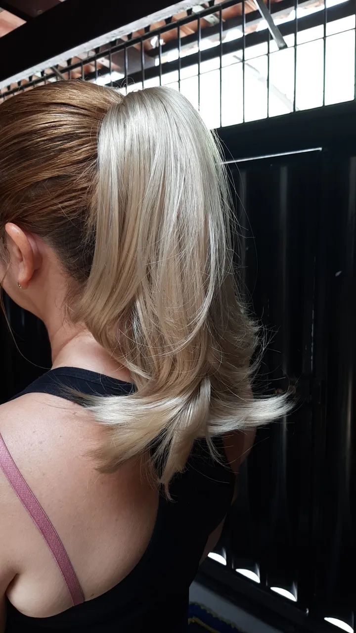 Aplique de cabelo organico 
