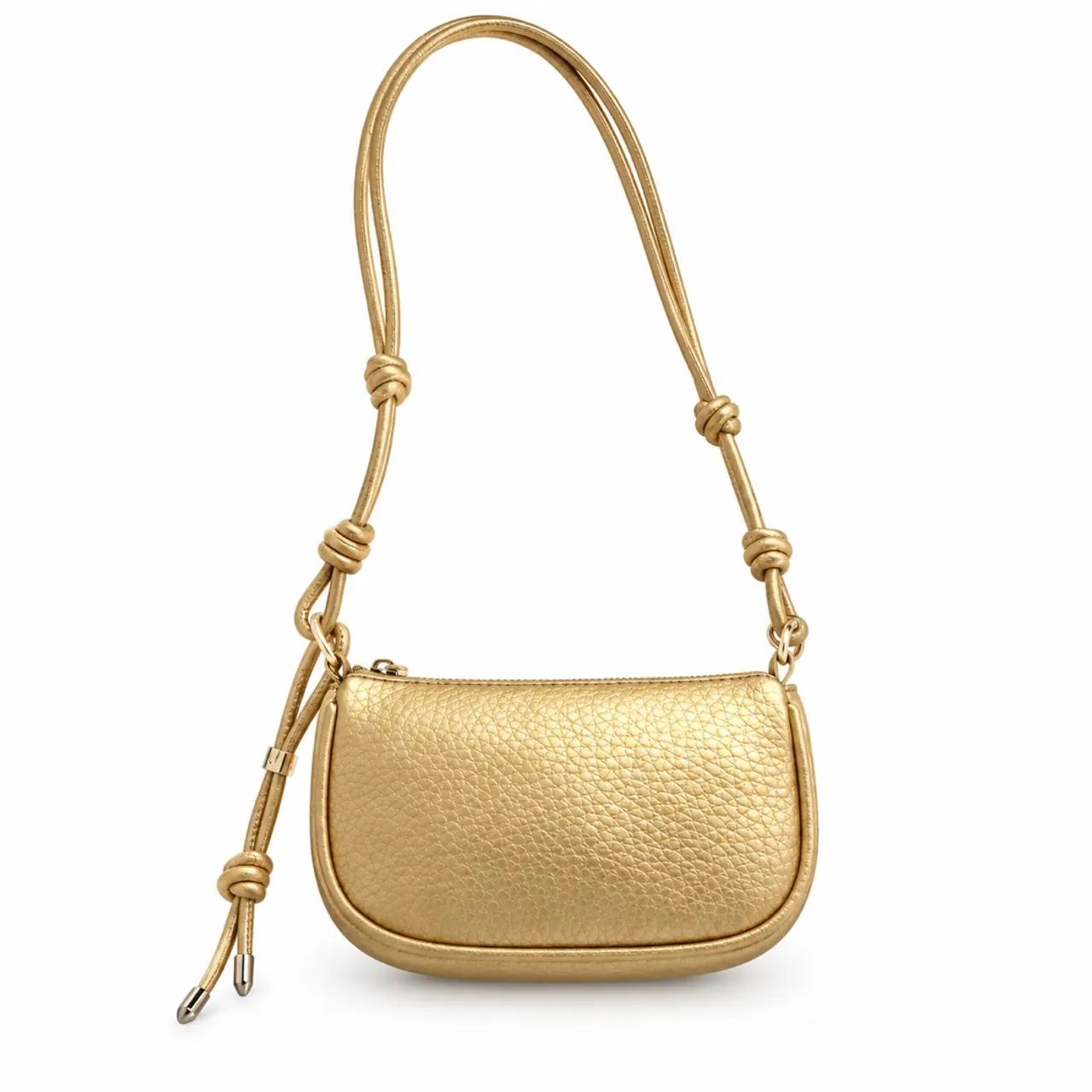 Bolsa pequena Dourada - Foto 2