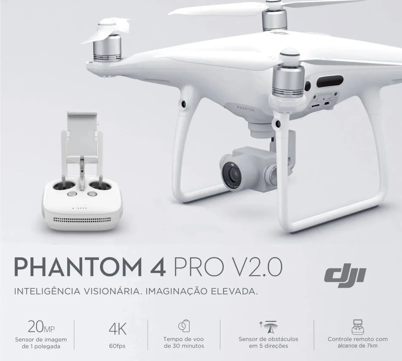 DRONE DJI PHANTOM 4 PRO V2 - COMPLETO  - Foto 2