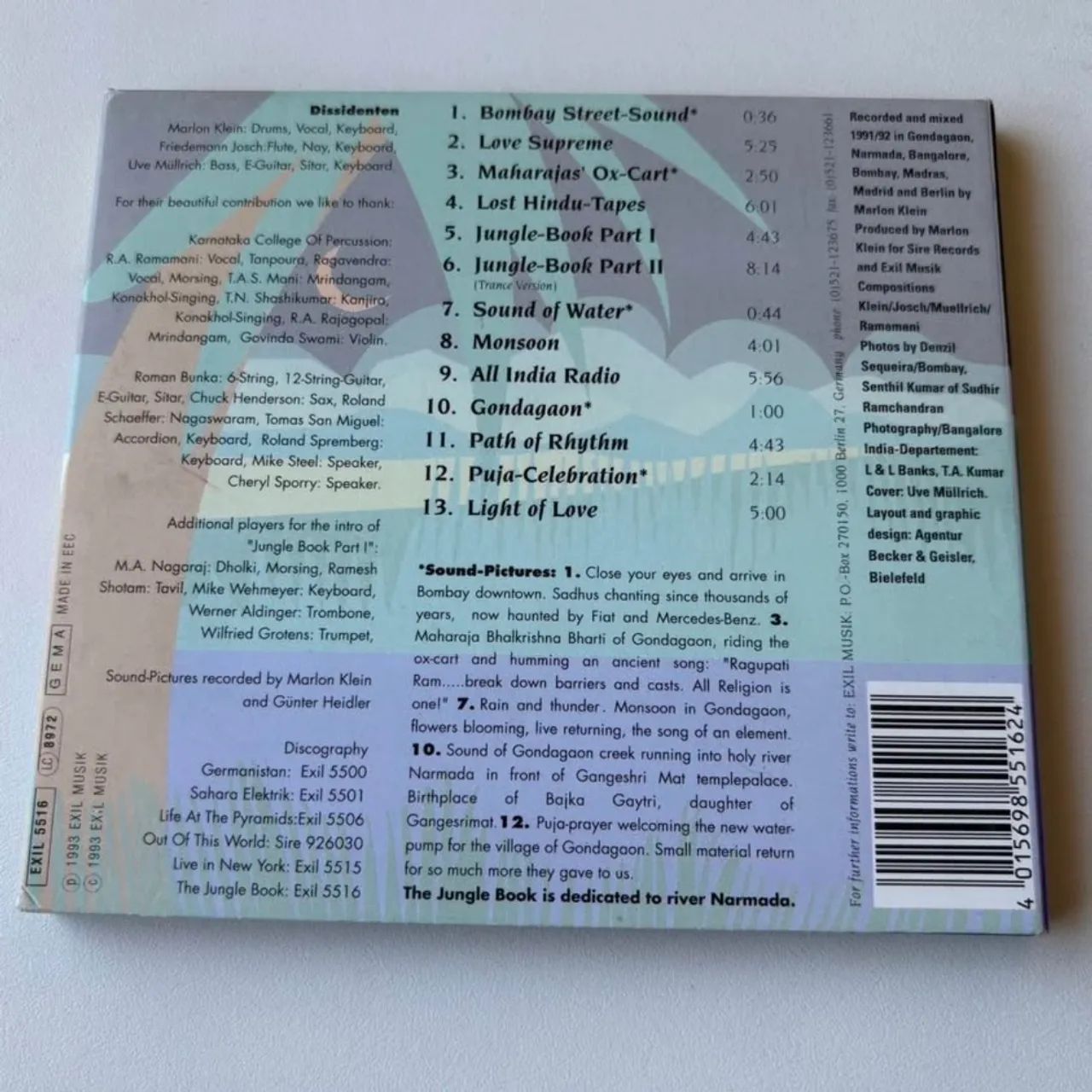 Dissidenten The Jungle Book Cd Importado Digipack Alemanha - Foto 2