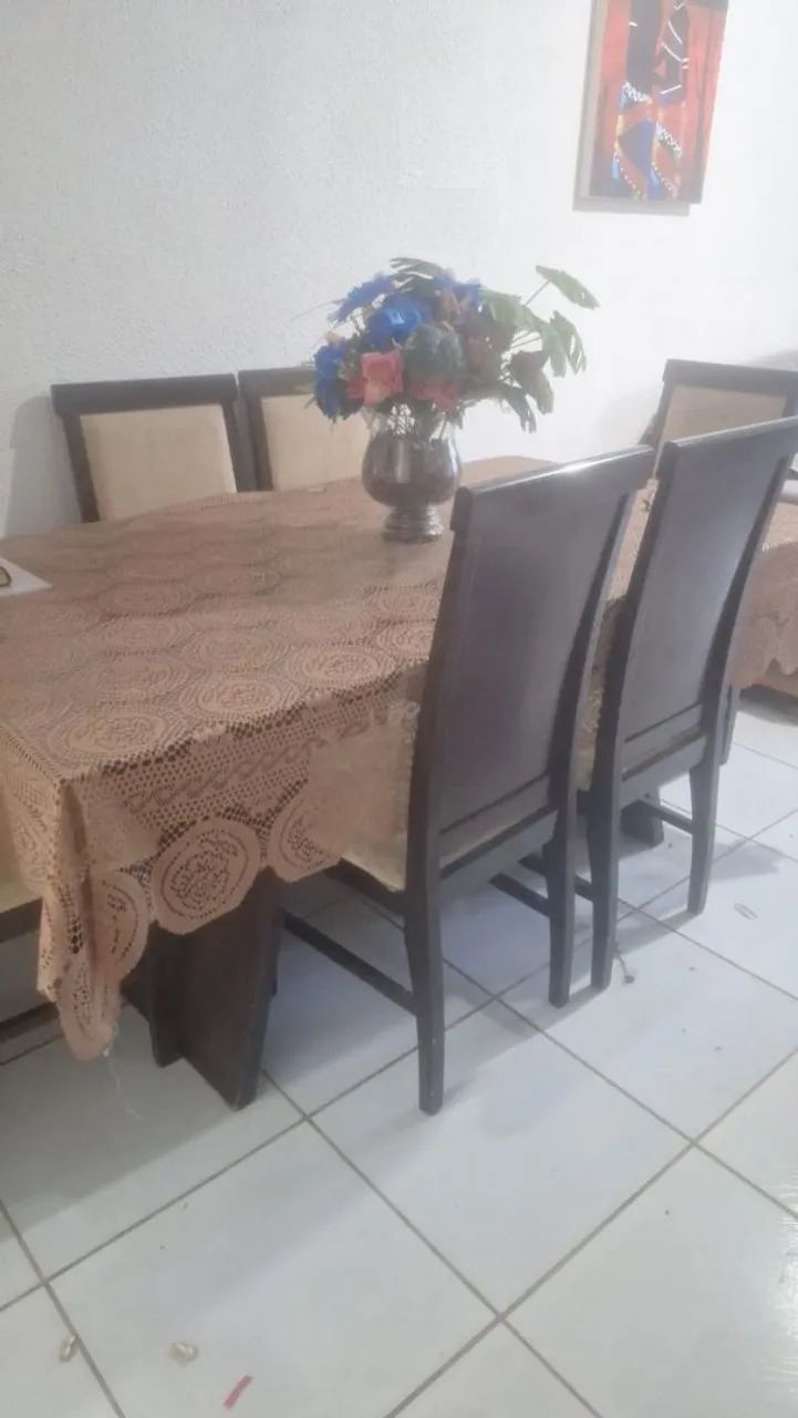 Venda de mesas e cadeiras estou de mudança  o valor 700 para vim buscar  - Foto 4
