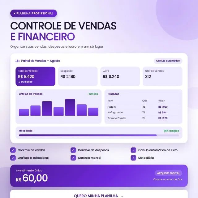 Planilhas Excel Profissionais para Pequenos Negócios