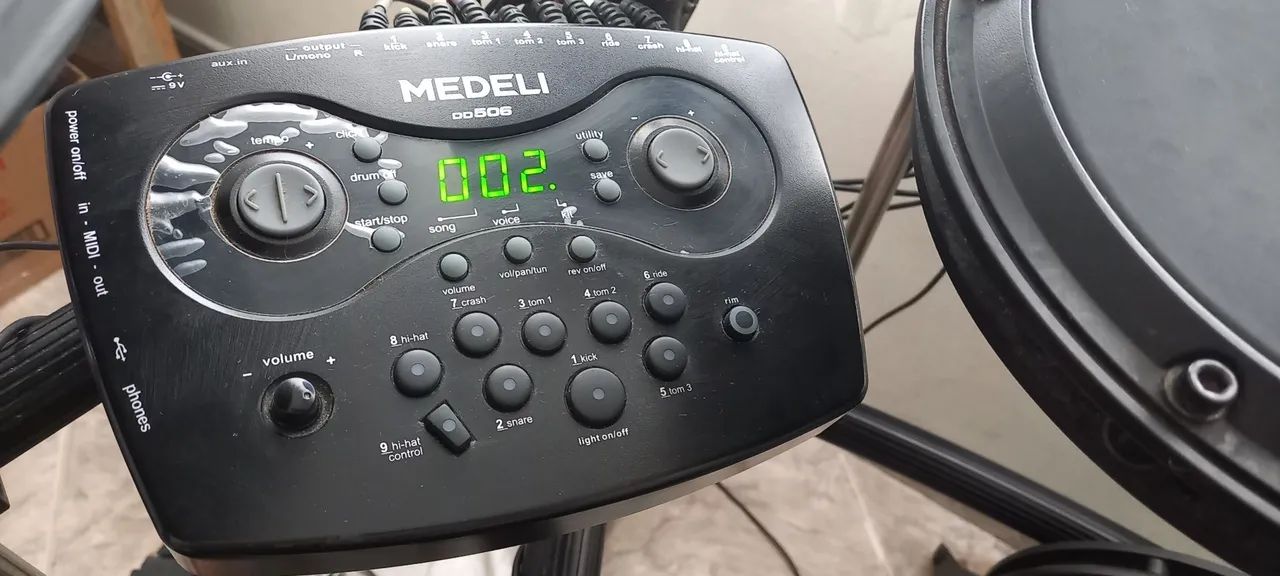 BATERIA ELETRÔNICA + PEDAL DUPLO ODERY - Foto 4