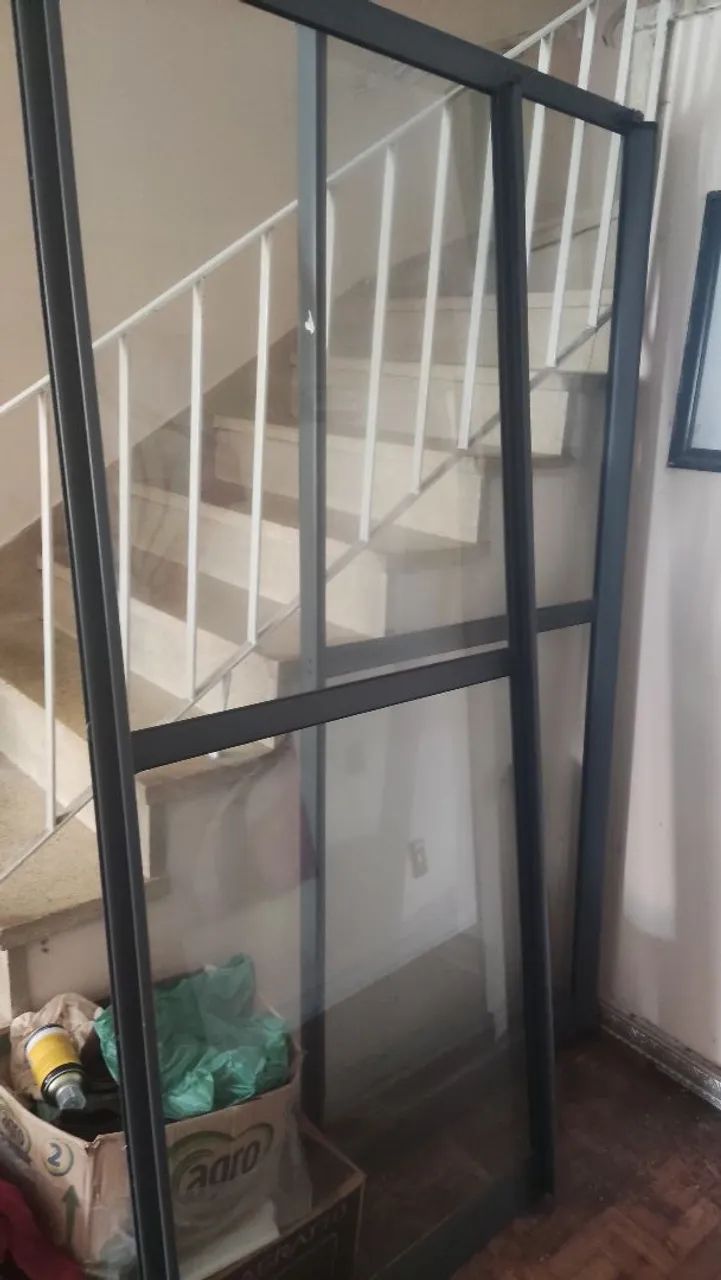 Porta de vidro deslizante