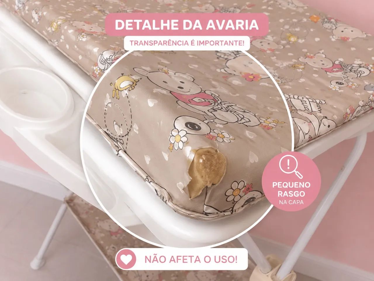 Banheira com trocador  - Foto 4