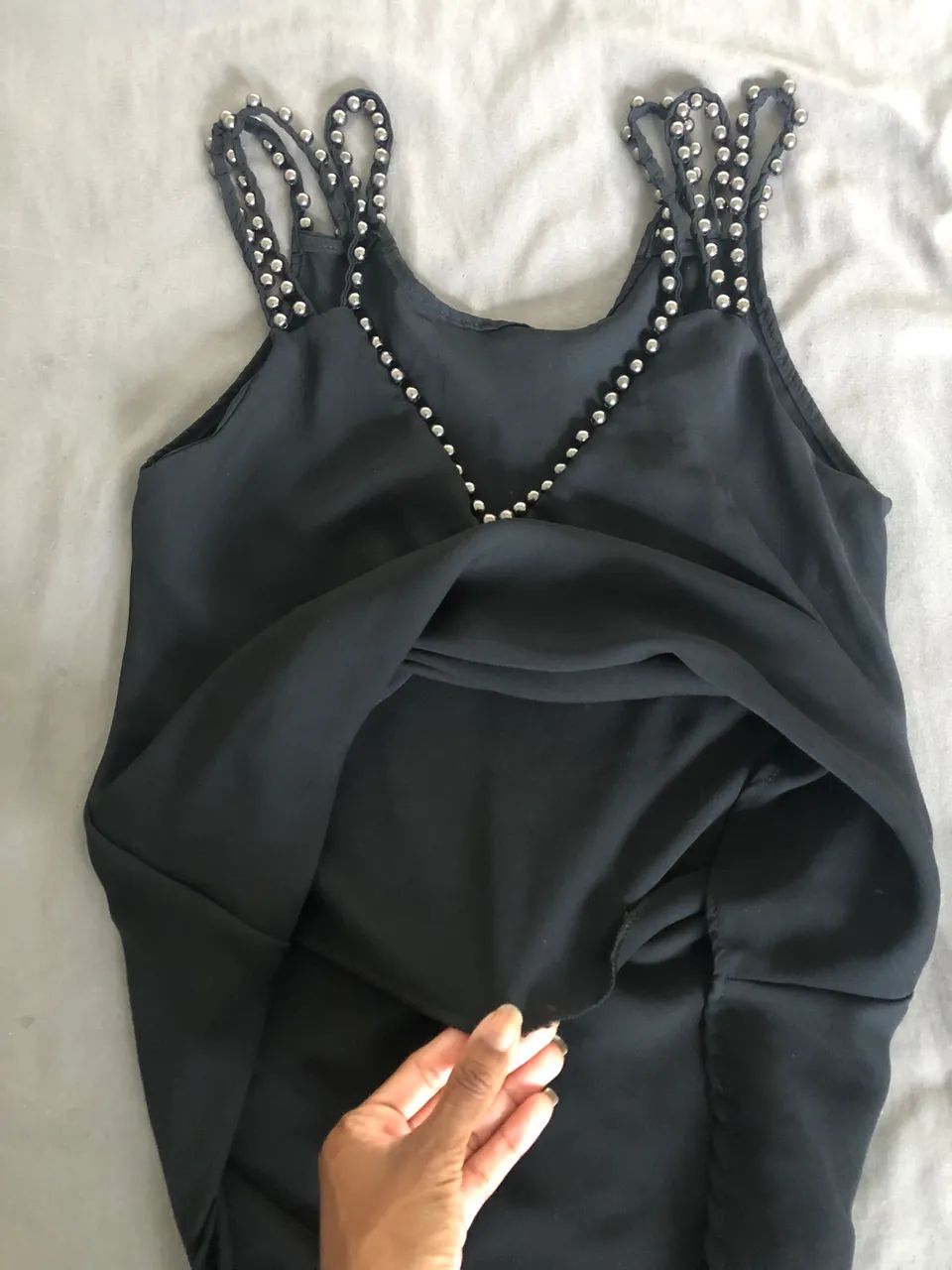 Blusa de cetim  - Foto 2