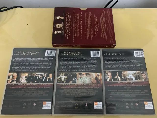 Trilogia Poderoso chefão DVD - Foto 2