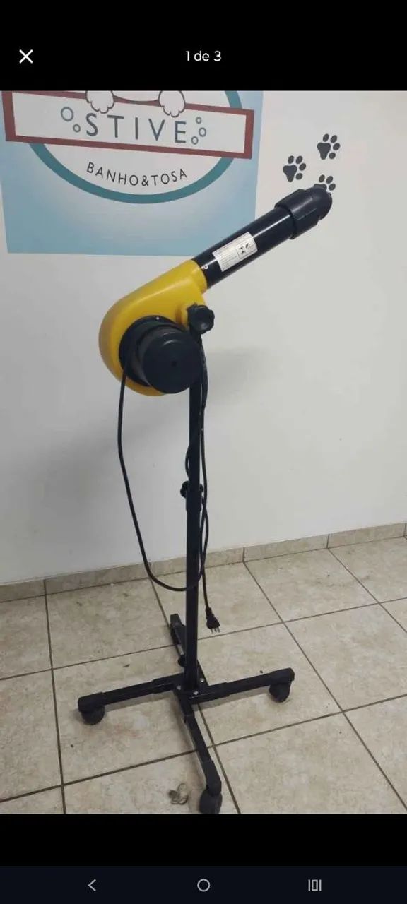 Secador para banho e tosa