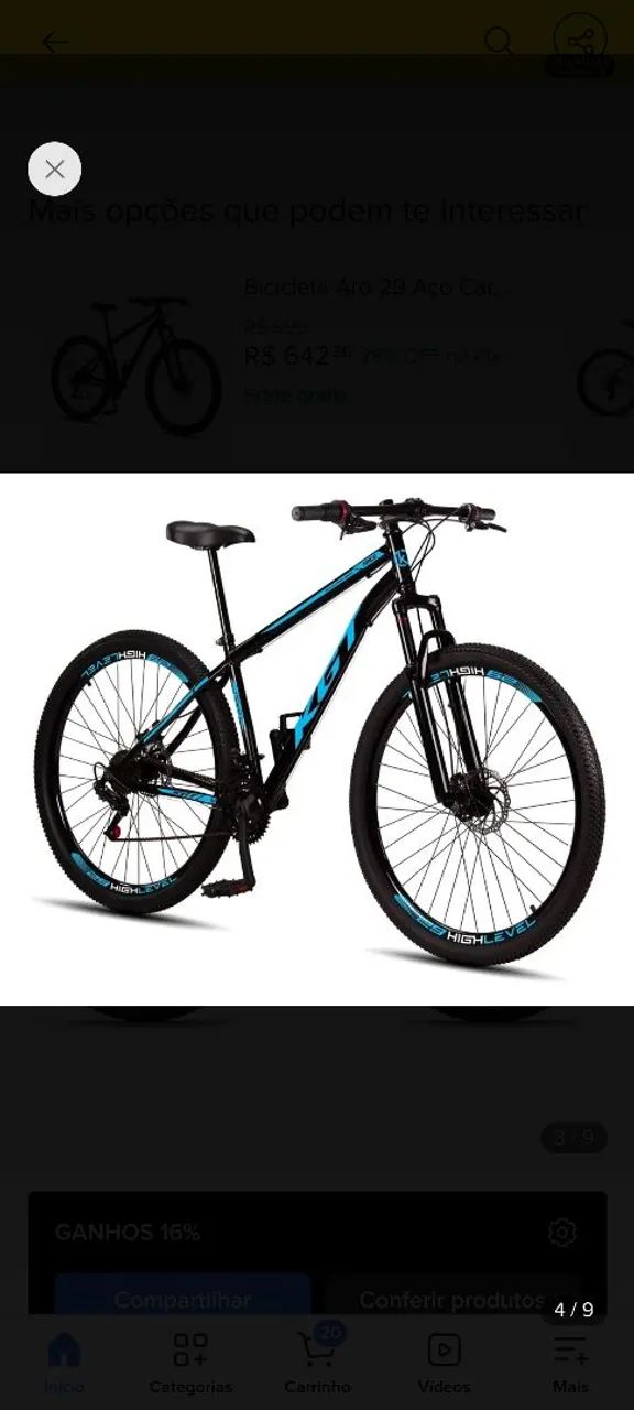 Bicicleta Aro 29 GT Sprint MX7 24V - Estilo e Performance!