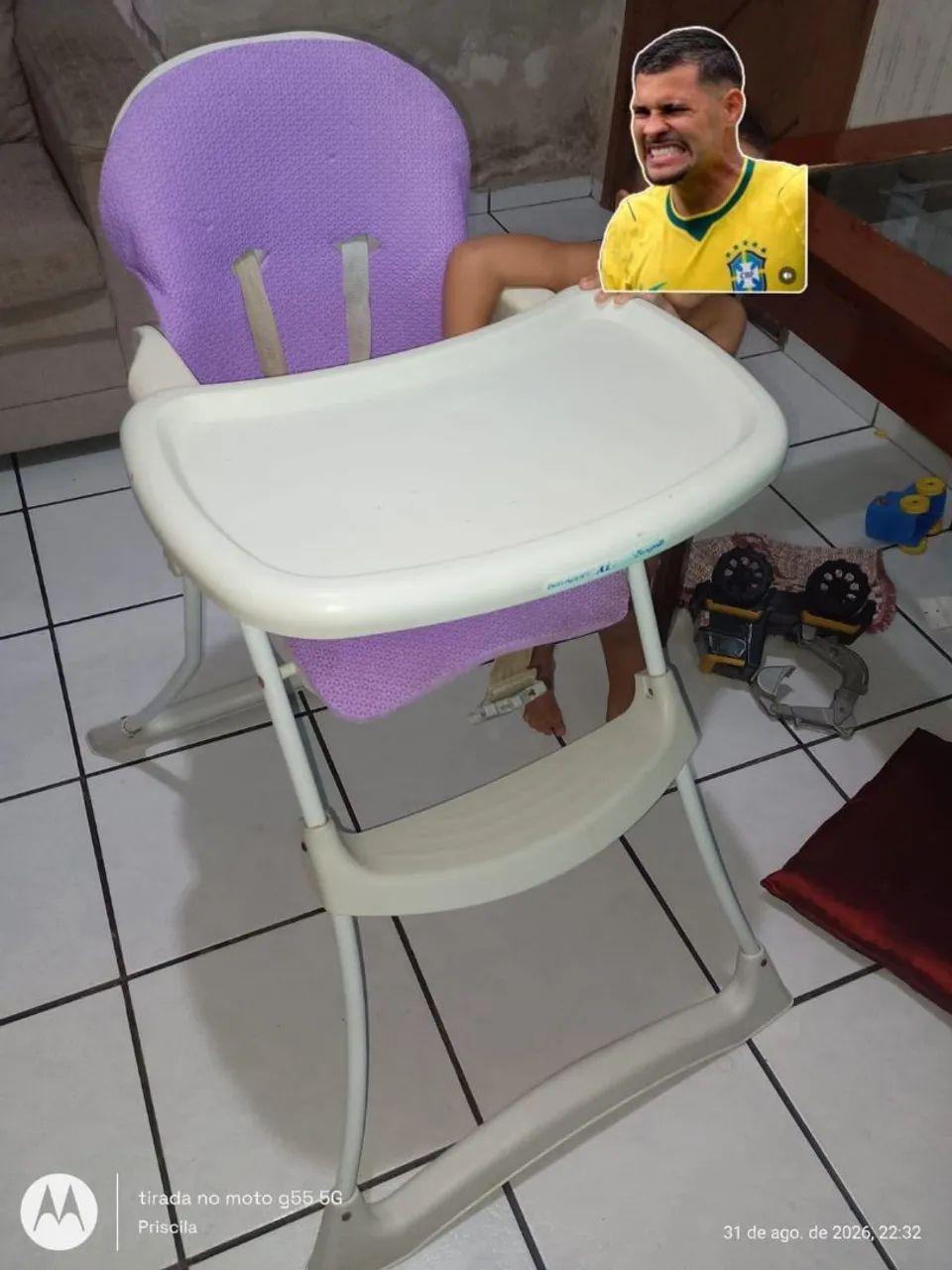 Cadeira de alimentação Burigotto  - Foto 3
