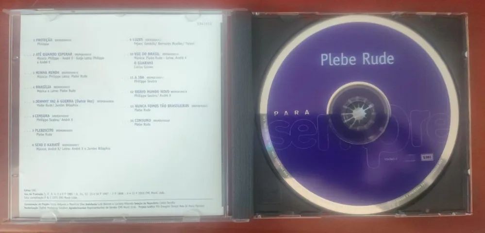 CD - Plebe Rude - Para Sempre (CONSERVADO) - Foto 2