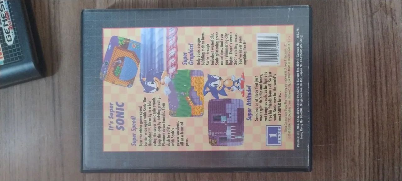 Sonic 1  SEGA GENESIS COMPLETO - Foto 3