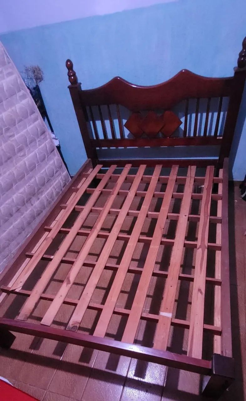 Cama casal Mogno - Foto 3