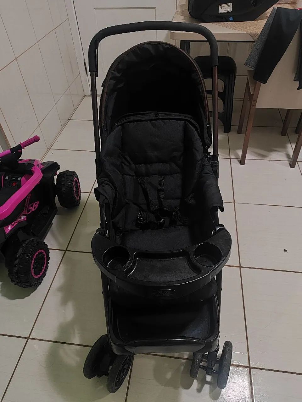Carrinho De Bebê e Bebê Conforto Cosco Kids - Foto 2