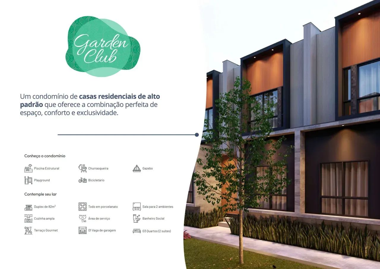Casa será entregue até julho de 2027