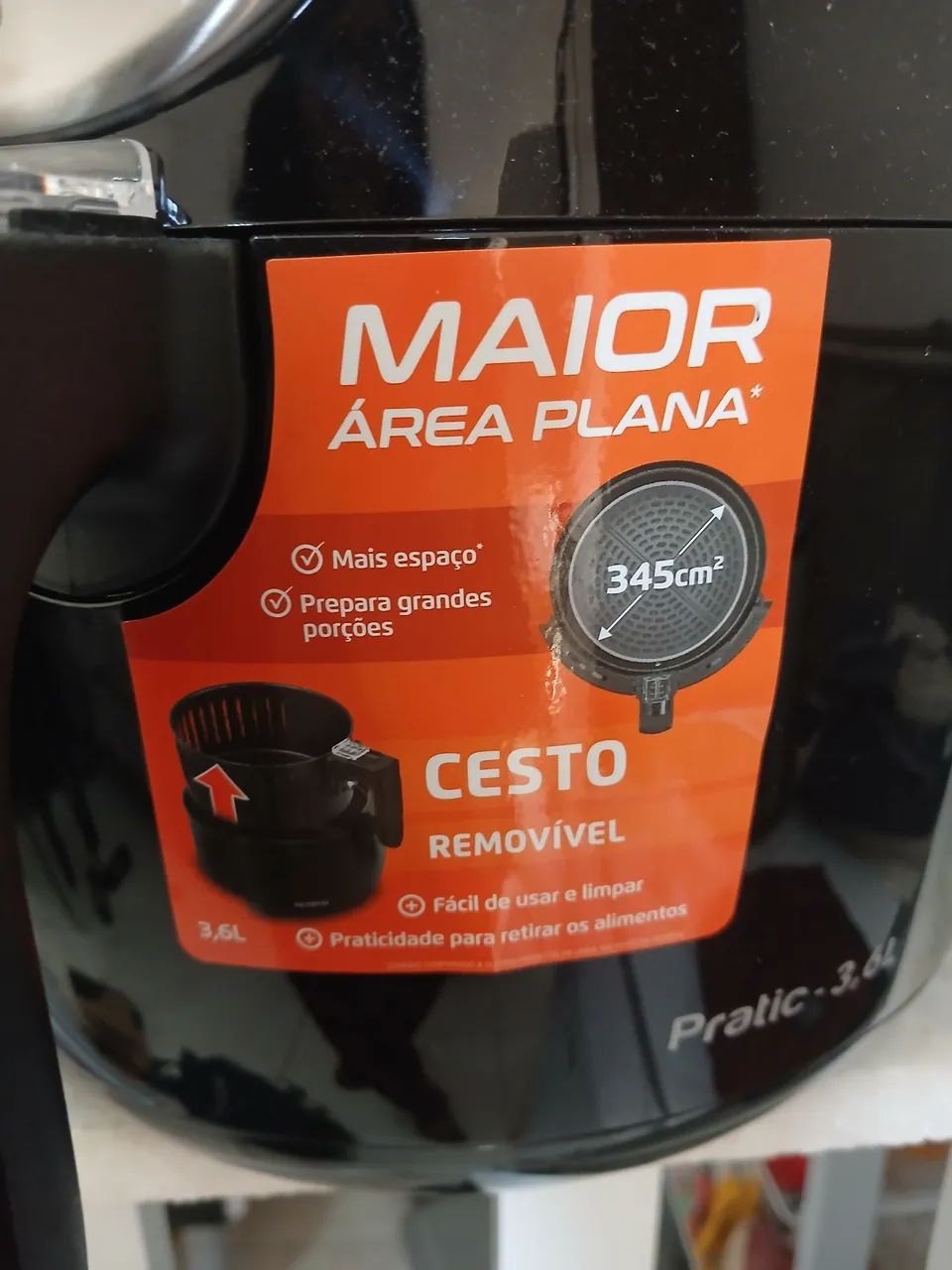 Air Fryer Mondial - Pratic 3,6L - Nova em folha - Foto 4