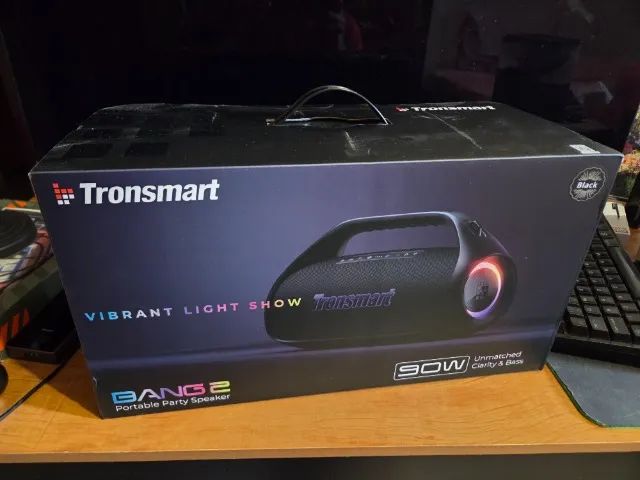 (Lacrado) Tronsmart Caixa de Som Bluetooth Bang 2 - 90 Watts - Foto 2