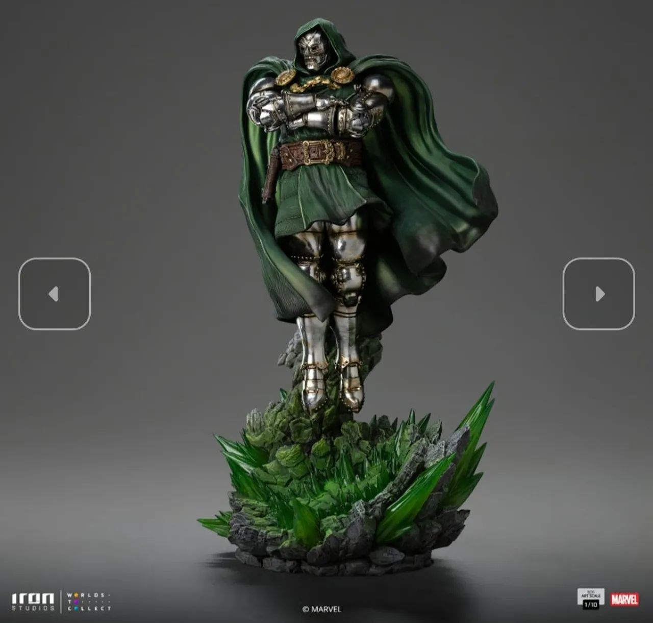 Doctor Doom Iron Studios Doutor Destino - Foto 3