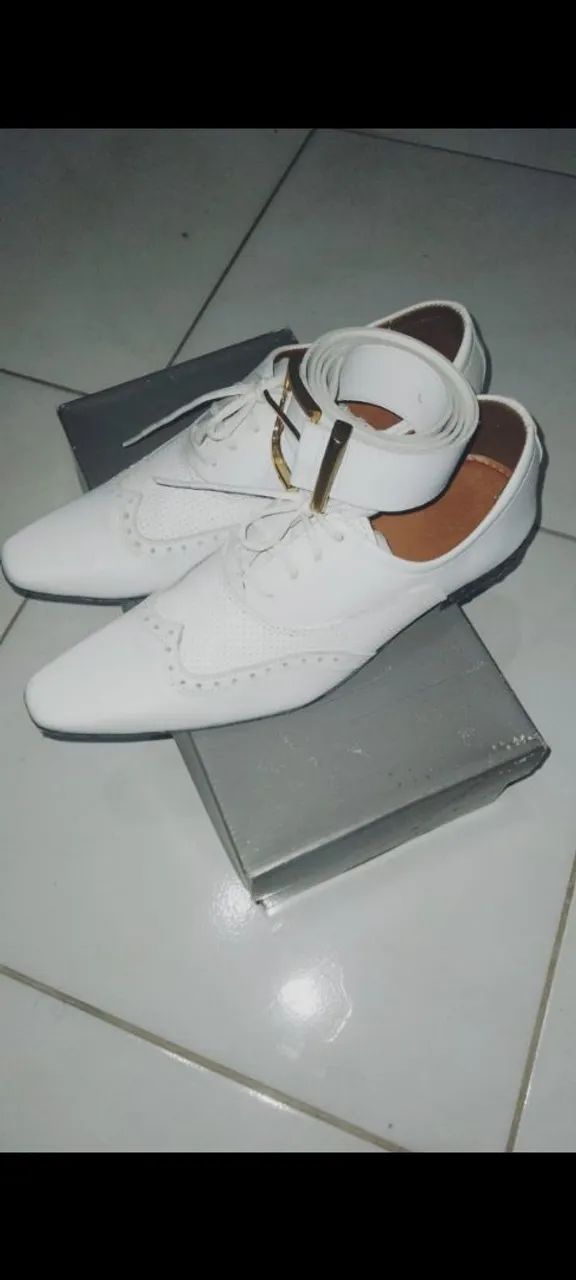 Sapato social branco 
