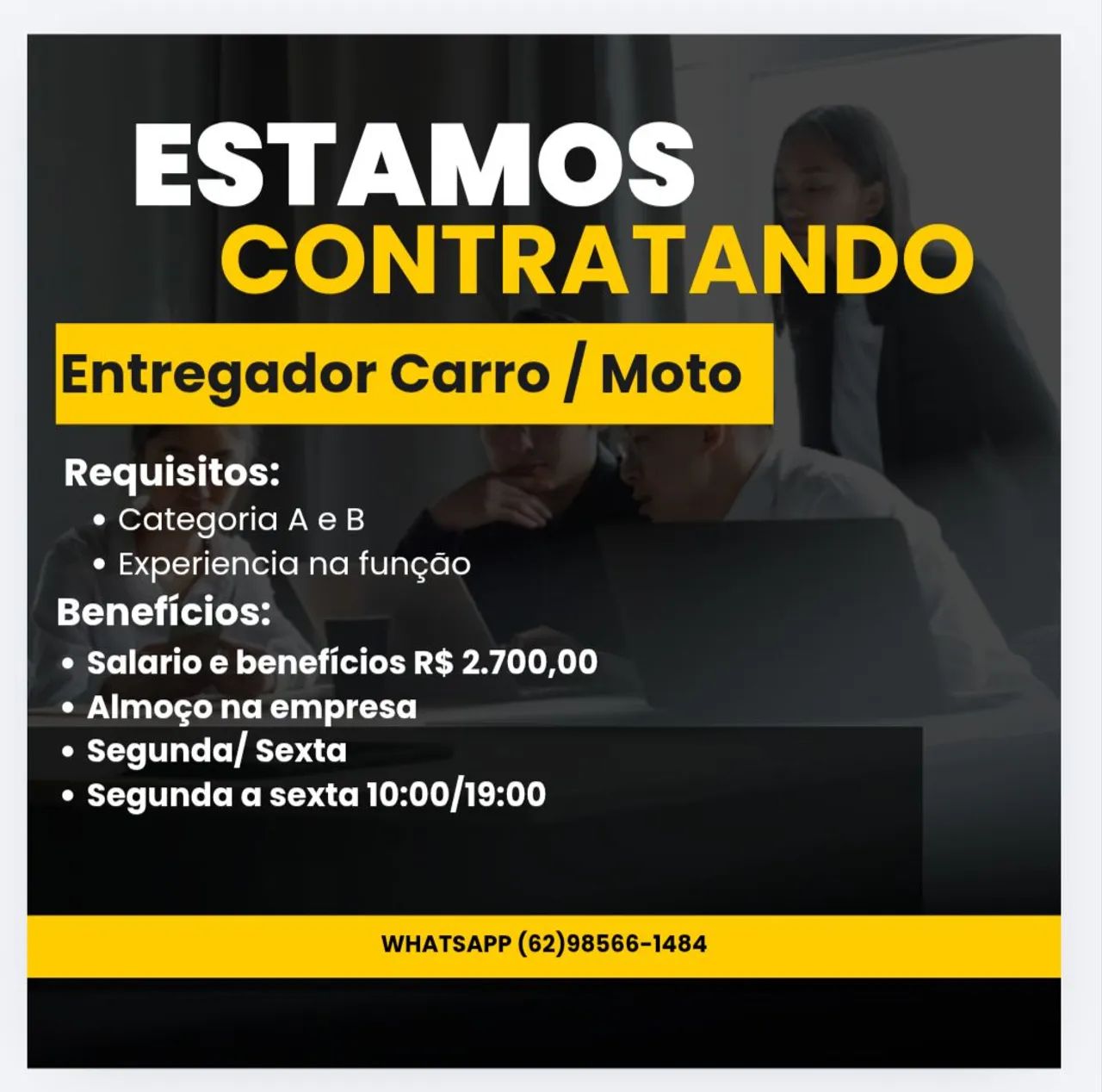 Estamos contratando 