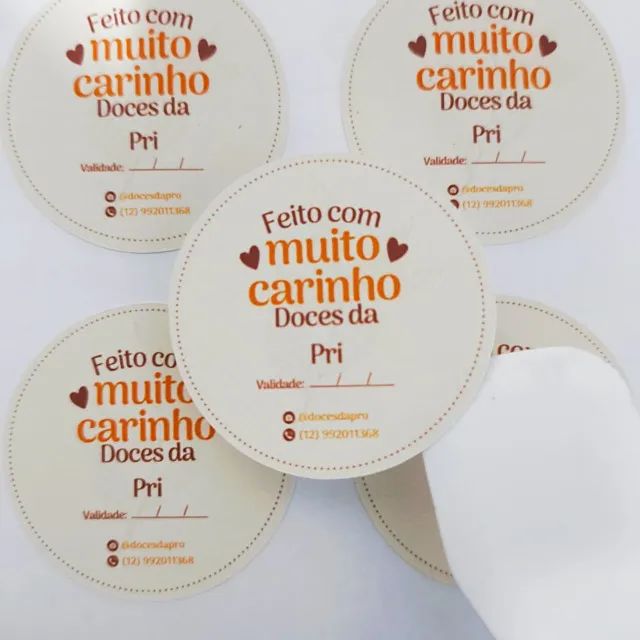 Custom Round Stickers 4x4 cm