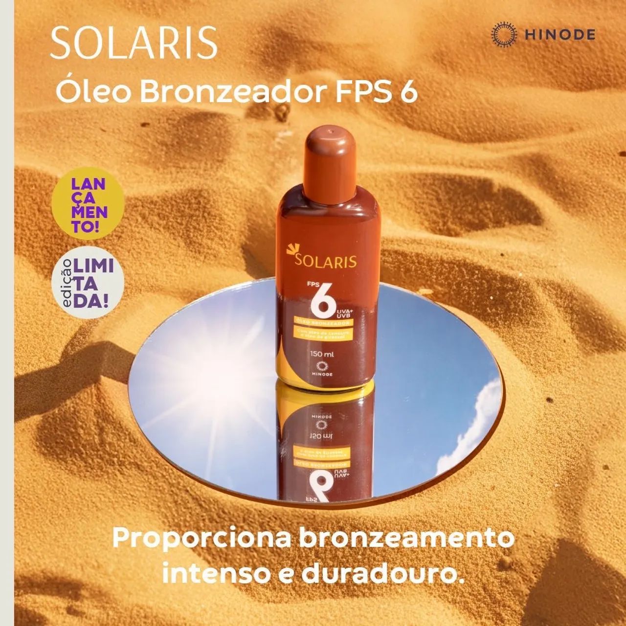 Kit Solaris Hinode - Protetor Solar FPS 50 + Óleo Bronzeador FPS 6 - Foto 2
