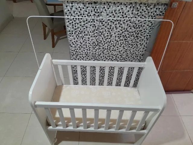 MINI BERÇO com colchão  - Foto 4